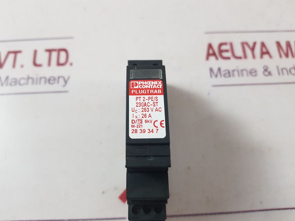 Phoenix Contact Pt 2-pe/S 230Ac-st Plugtrab
