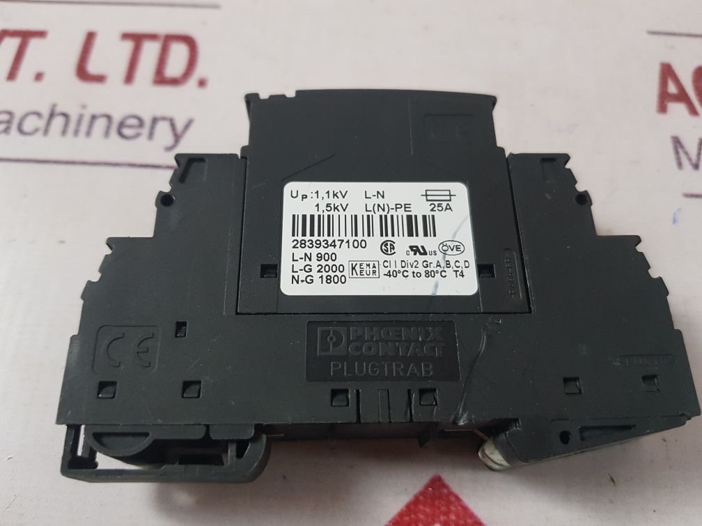 Phoenix Contact Pt 2-pe/S 230Ac-st Plugtrab
