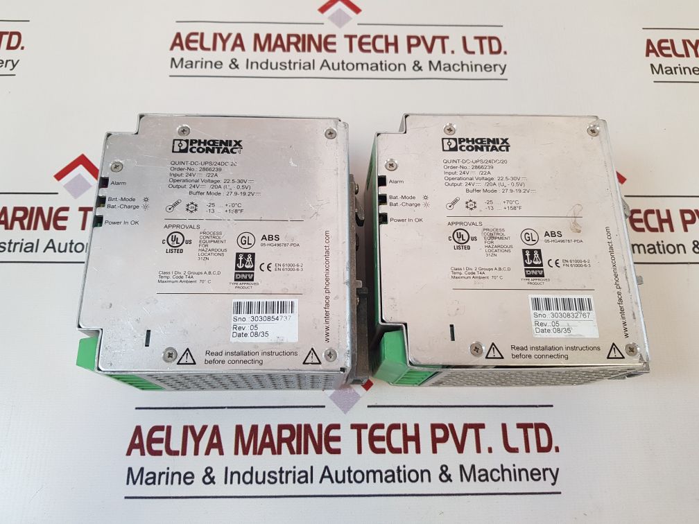 Phoenix Contact Quint-dc-ups/24Dc-20 Power Supply