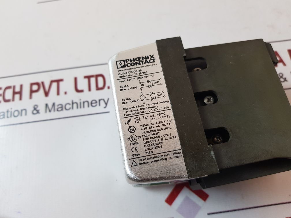Phoenix Contact Quint-diode/40 Process Control Equipment