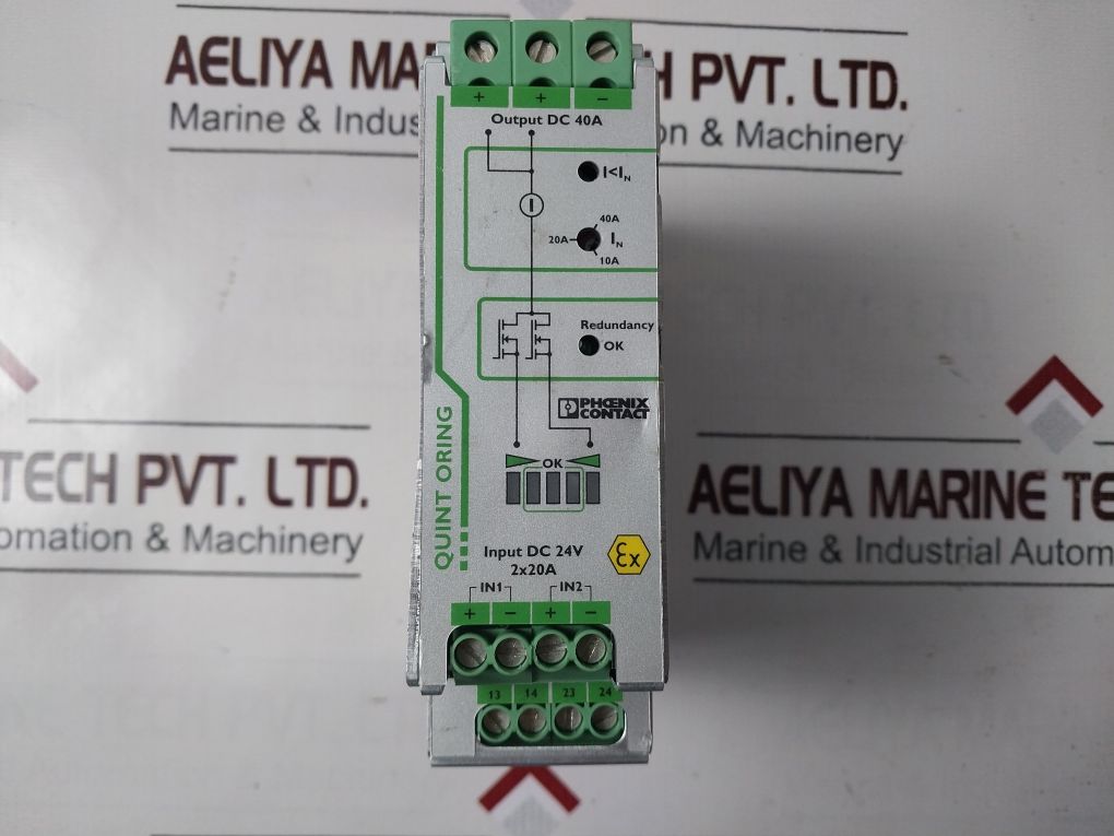 Phoenix Contact Quint-oring/24Dc/2X20/1X40 Redundancy Module