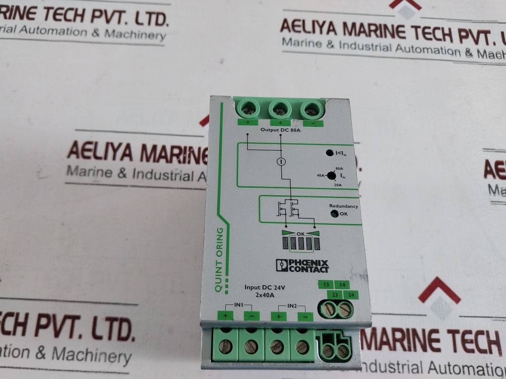 Phoenix Contact Quint-oring/24Dc/2X40/1X80 Redundancy Module 2902879