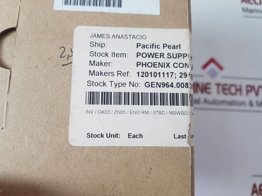 Phoenix contact quint-ps-100-240ac/24dc/2,5 power supply 2938578 