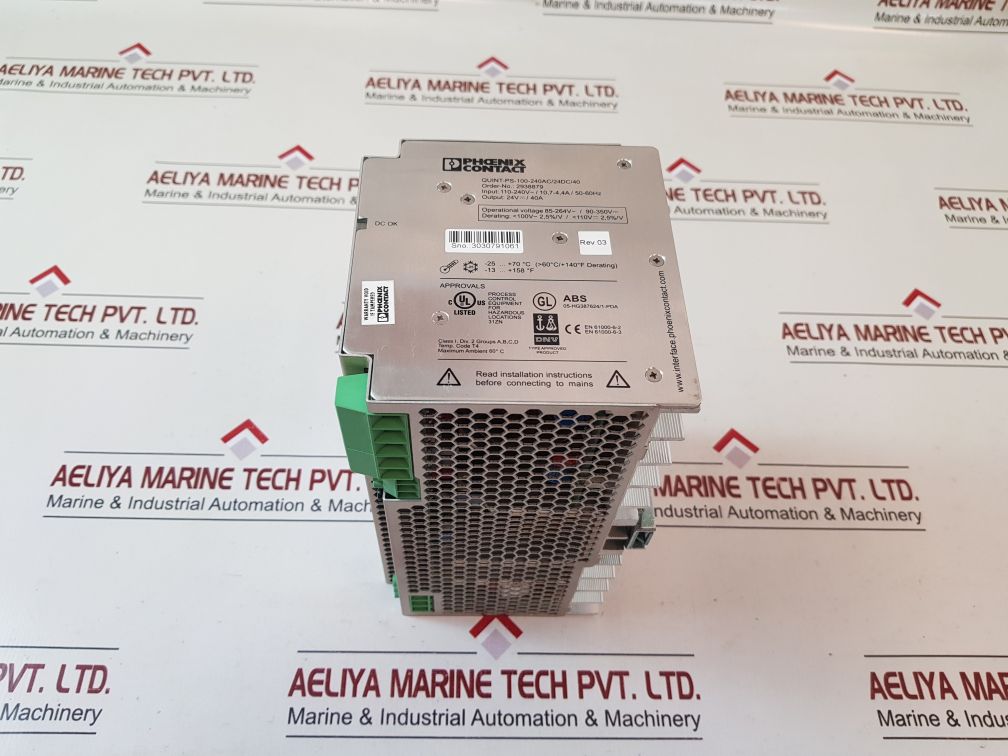 Phoenix Contact Quint-ps-100-240Ac/24Dc/40 Quint Power Supply