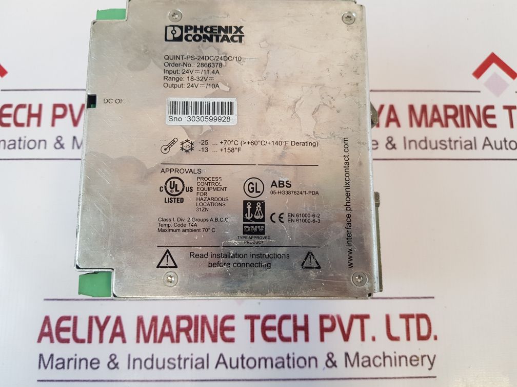 Phoenix Contact Quint-ps-24Dc24Dc10 Quint Power Supply