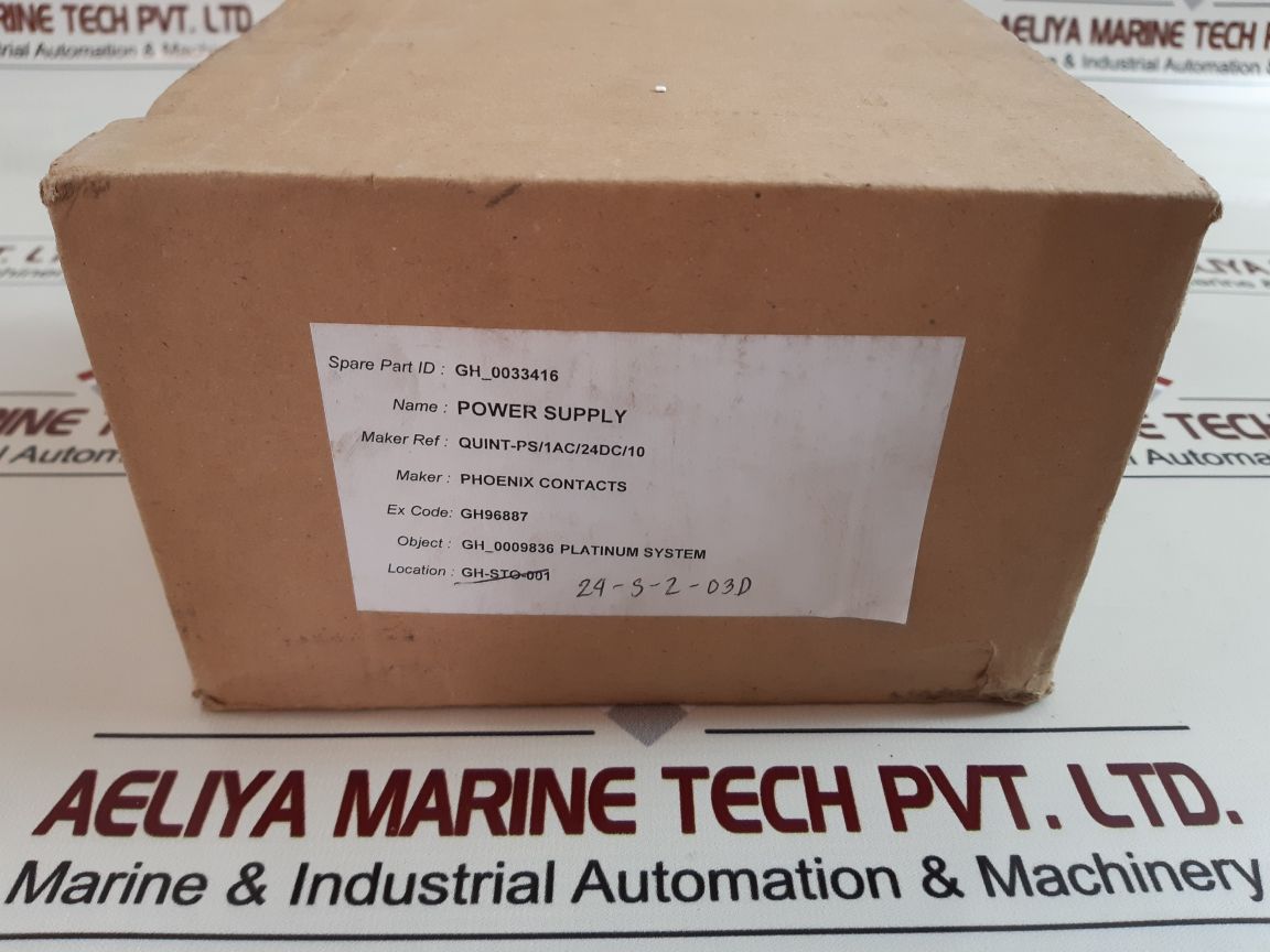 Phoenix contact quint-ps/1ac/24dc/10 power supply rev 07