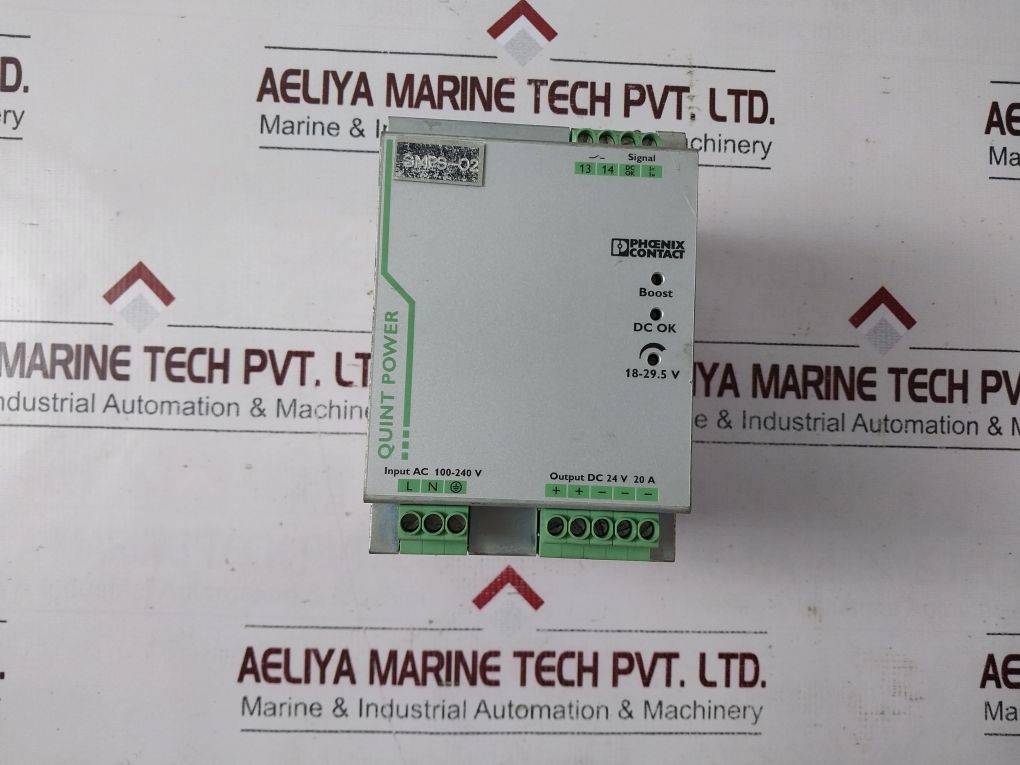 Phoenix Contact Quint-ps/1Ac/24Dc/20 Power Supply 2866776 Rev. 08