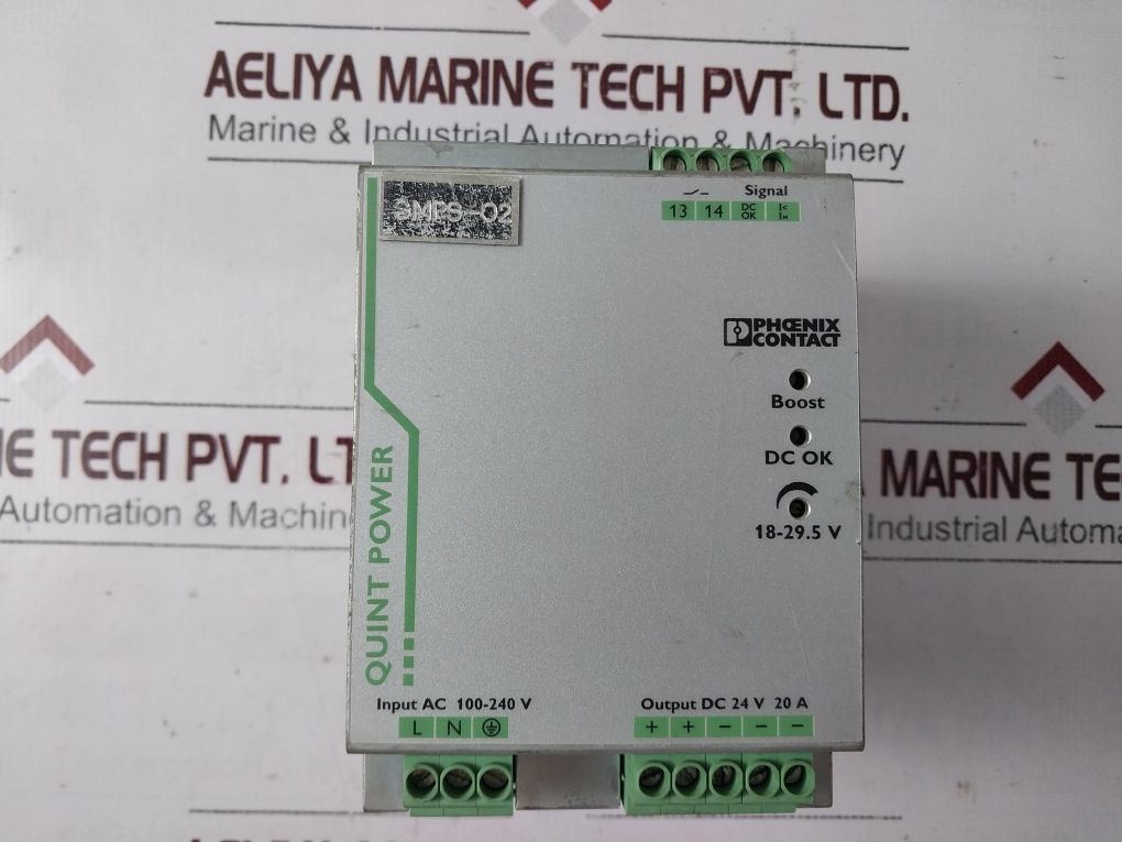 Phoenix Contact Quint-ps/1Ac/24Dc/20 Power Supply 2866776 Rev. 08