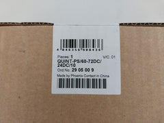 Phoenix Contact Quint-ps/60-72Dc/24Dc/10 Power Supply