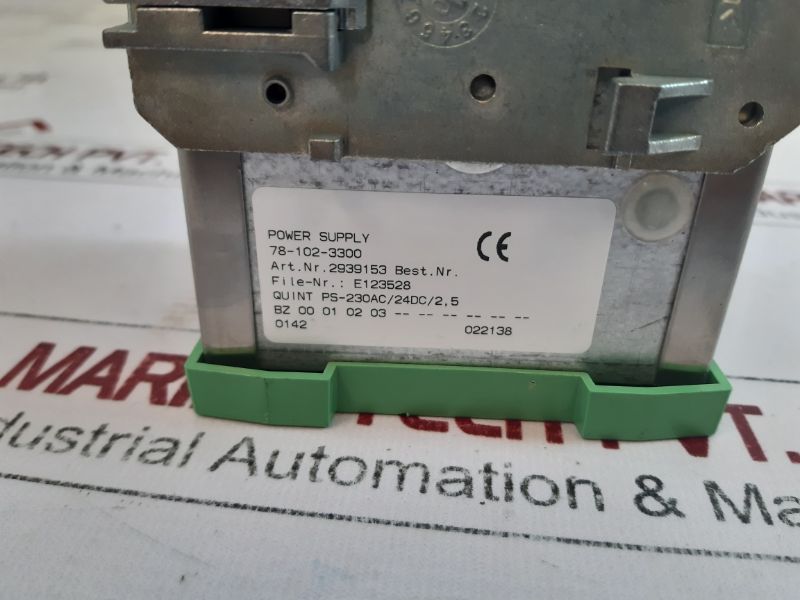 Phoenix Contact Quint Ps-230Ac24Dc2,5 Power Supply

