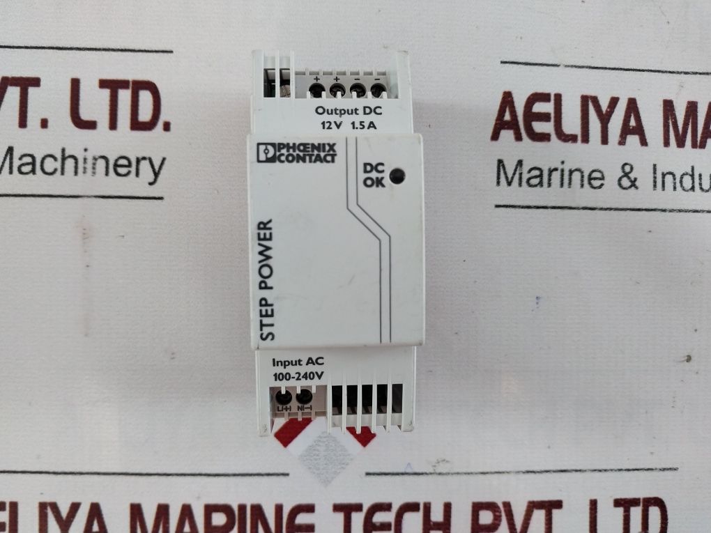 Phoenix Contact Step-ps/1Ac/12Dc/1.5 Power Supply 2868567