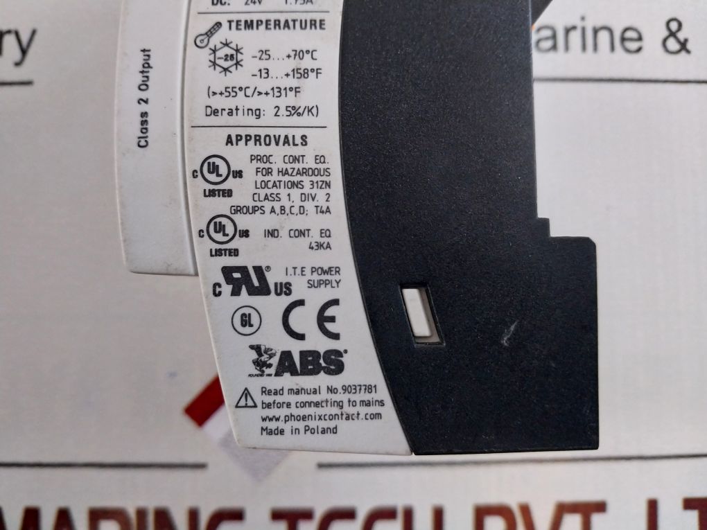 Phoenix Contact Step-ps/1Ac/24Dc/1.75 Power Supply 2868648