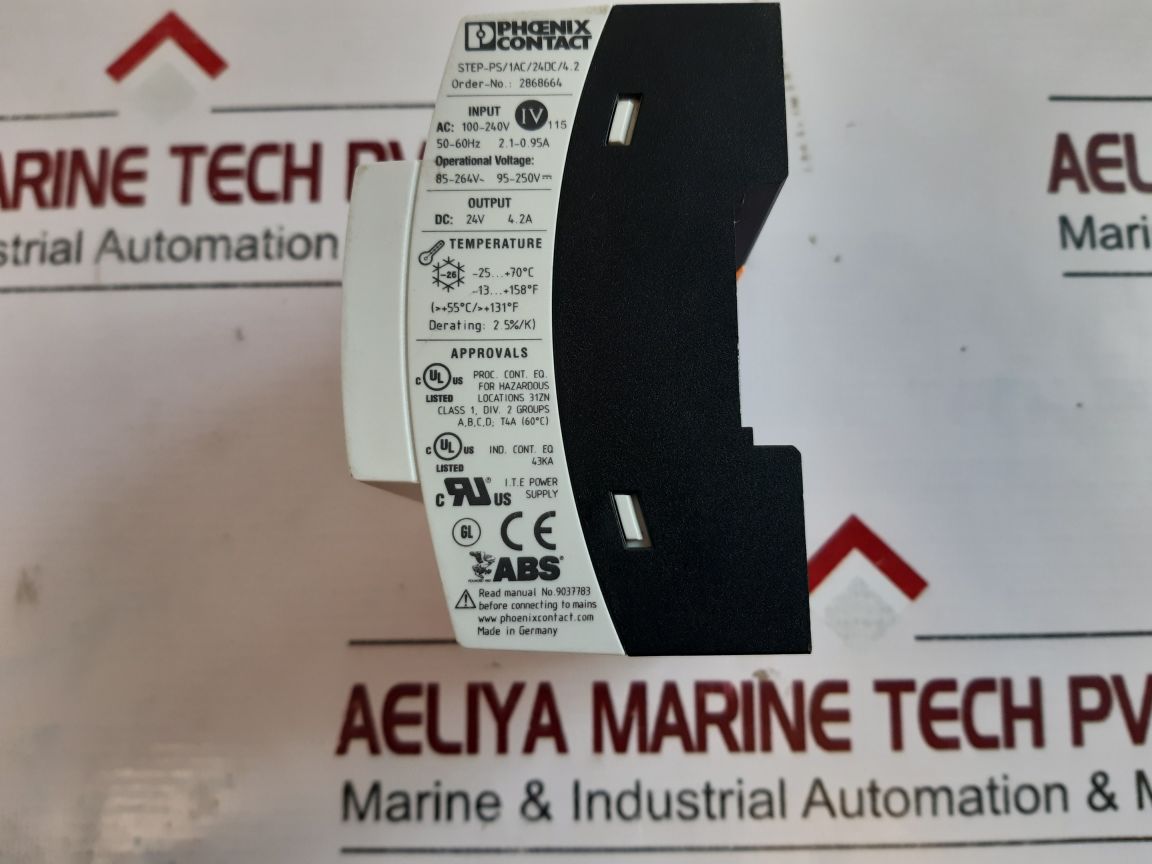 Phoenix Contact Step-ps1Ac24Dc4.2 Power Supply