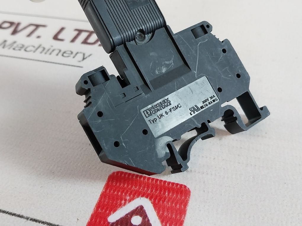 Phoenix Contact Uk 6-fsi/C Terminal Block With Circuit Breaker Tcp 0,5 A