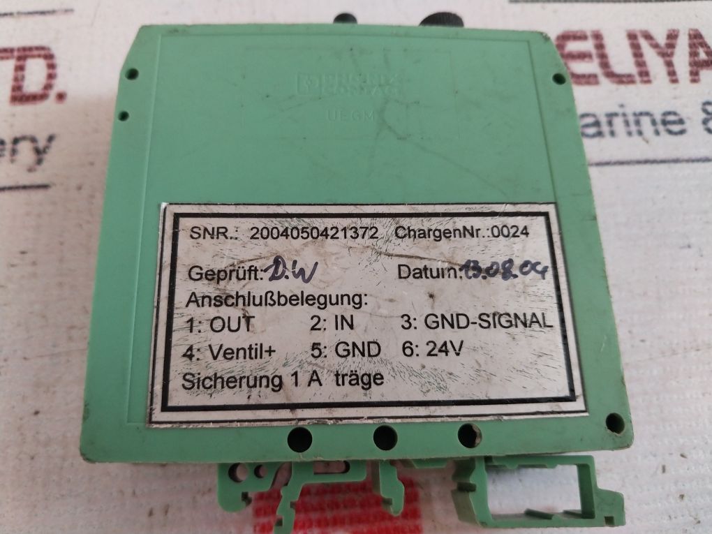 Phoenix Contact Uegm Power Unit 24V