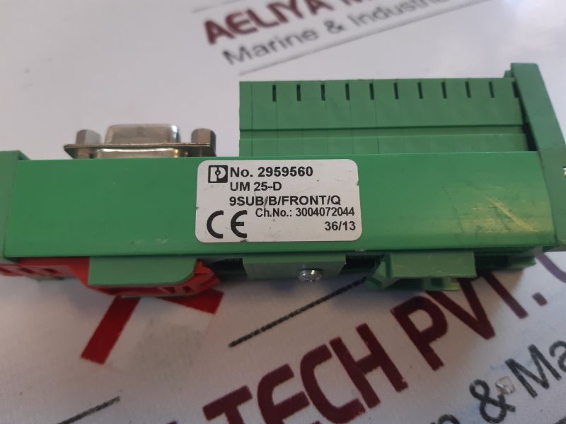 Phoenix Contact Um 25-d 9SubBFrontQ Transfer Module 2959560
