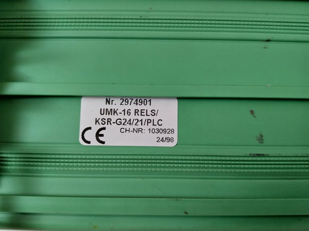 Phoenix Contact Umk-16 Rels/Ksr-g24/21/Plc Varioface Relay Module
