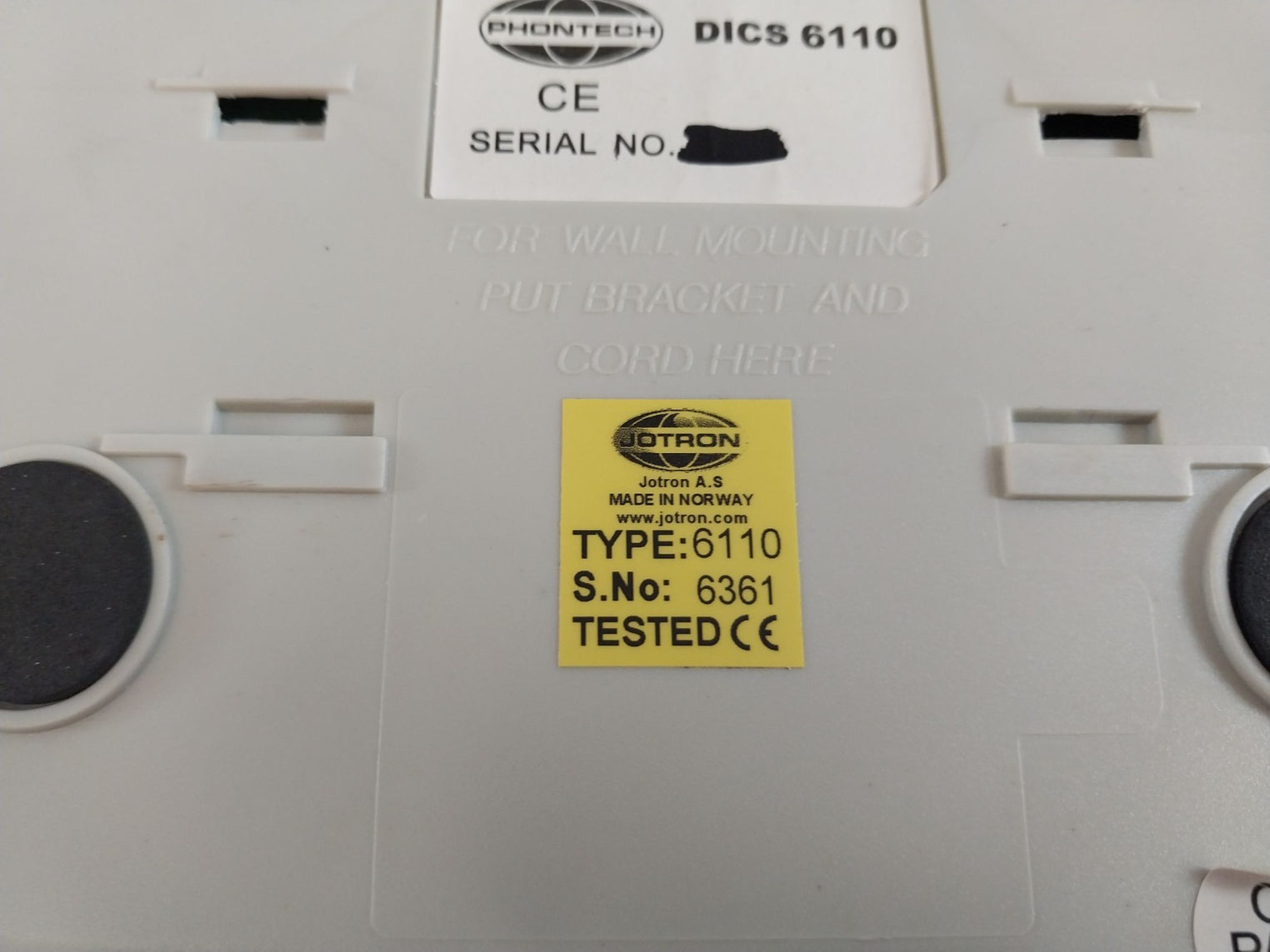 Phontech / Jotron Dics 6110 Indoor Telephone Unit Set