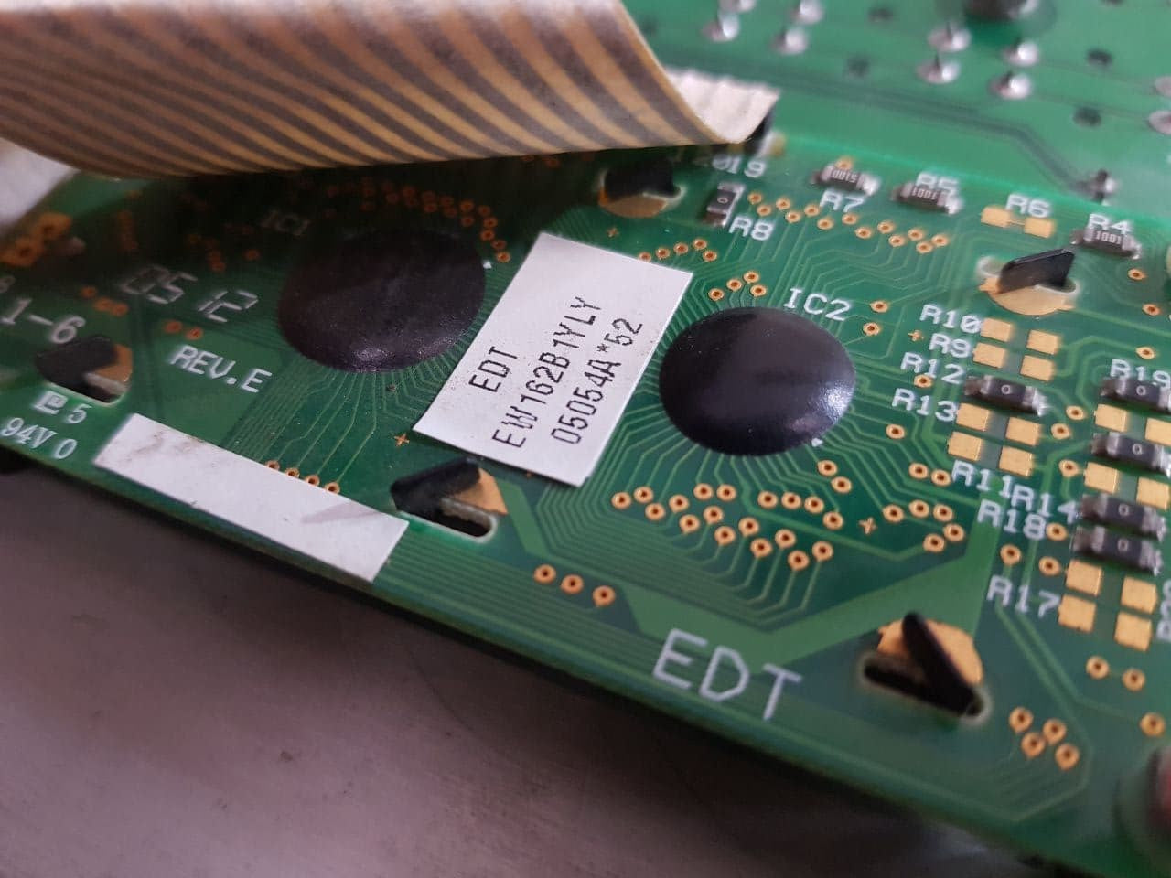 Gutor frontpanel pew/ pdw 0021004-2 human-machine interface front panel 