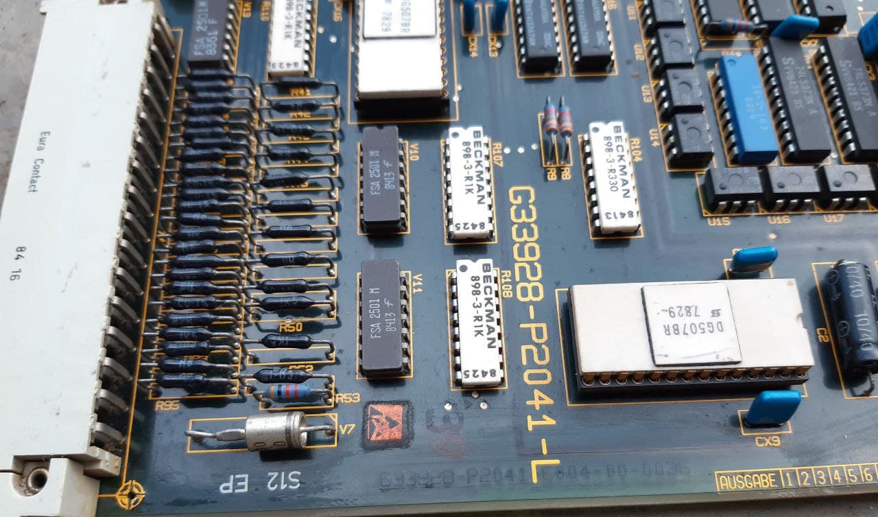 Siemens G33928-p2041-l Pcb Card
