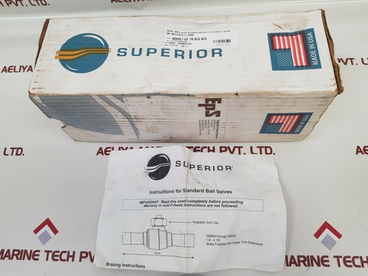 Superior 592Was-13St Refrigerant Ball Valve