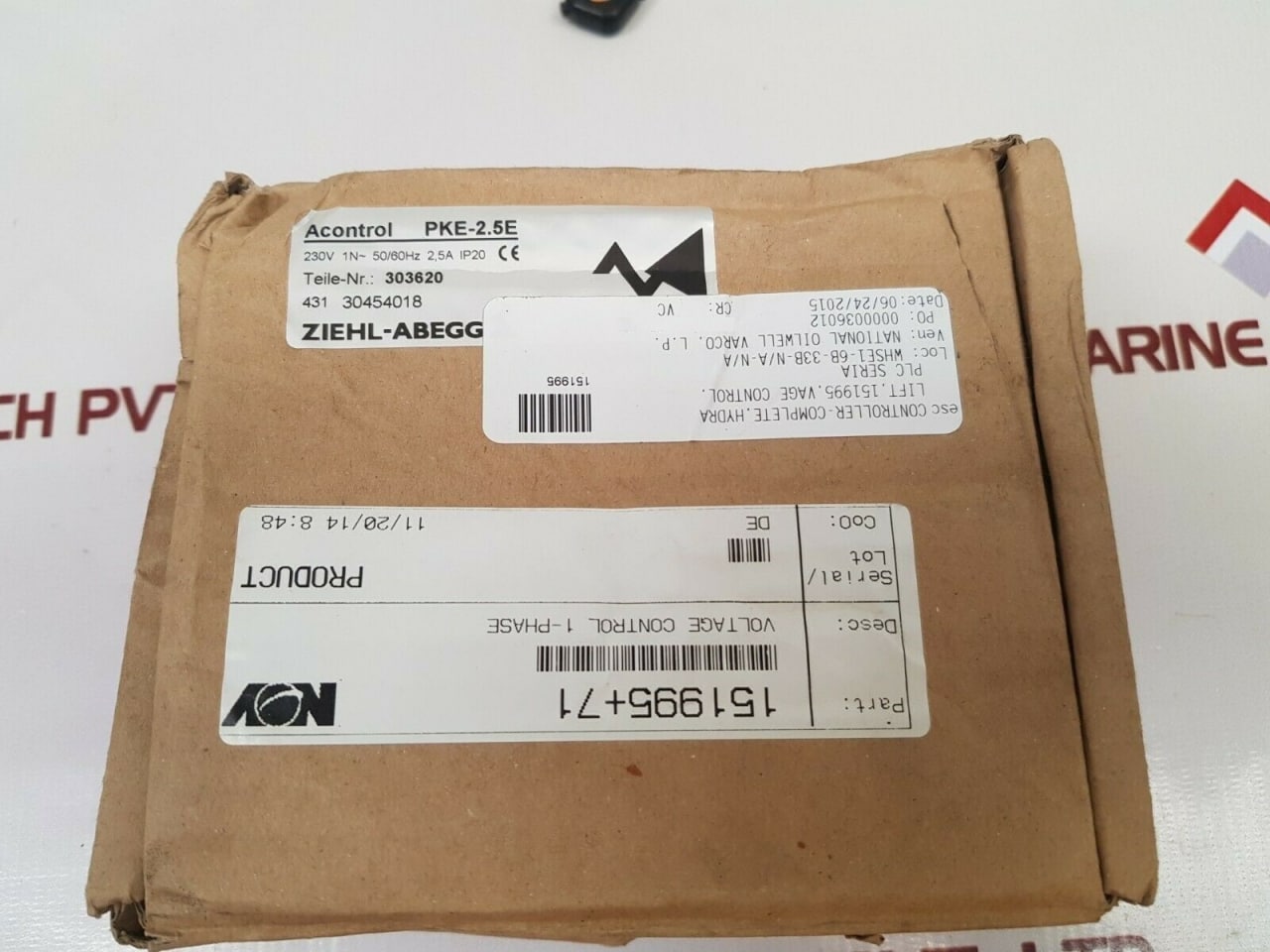 Ziehl-abegg Acontrol Pke-2.5E Ventilation Speed Controller