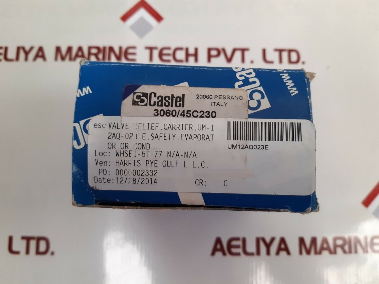 Castel 3060/45C230 Safety Relief Valve