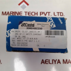 Castel 3060/45C230 Safety Relief Valve