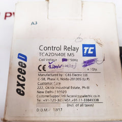 Set Of 10X C&S Electric Tca2-dn40-e Control Relay