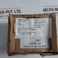 Anchor Fluid Power W59-24-24-ss-bs Hydraulic Adapter Block/ Flange