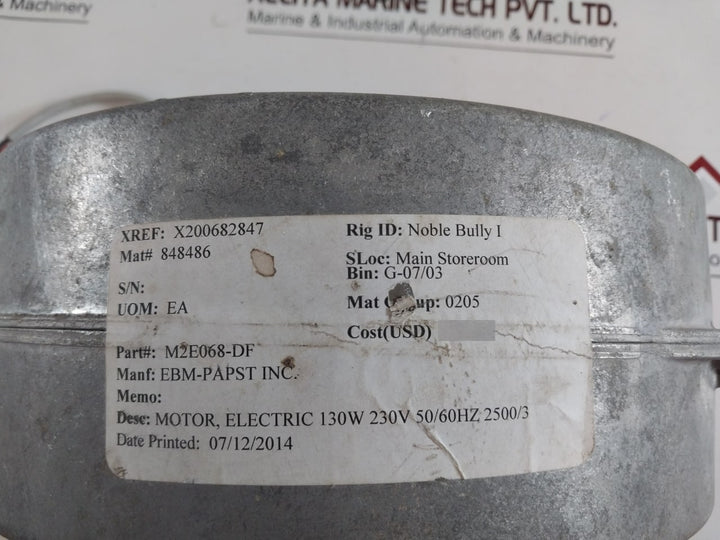 Ebmpapst G2E140-ai28-01 Blower & Centrifugal Fan