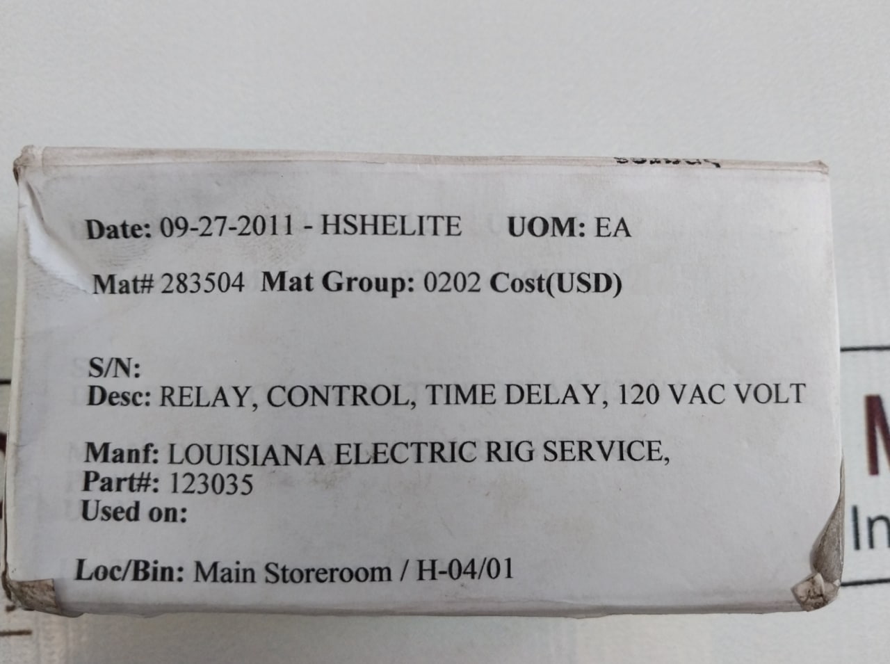 Idec Rte-b1Af20 Electronic Time Delay Relay 0-1 Min