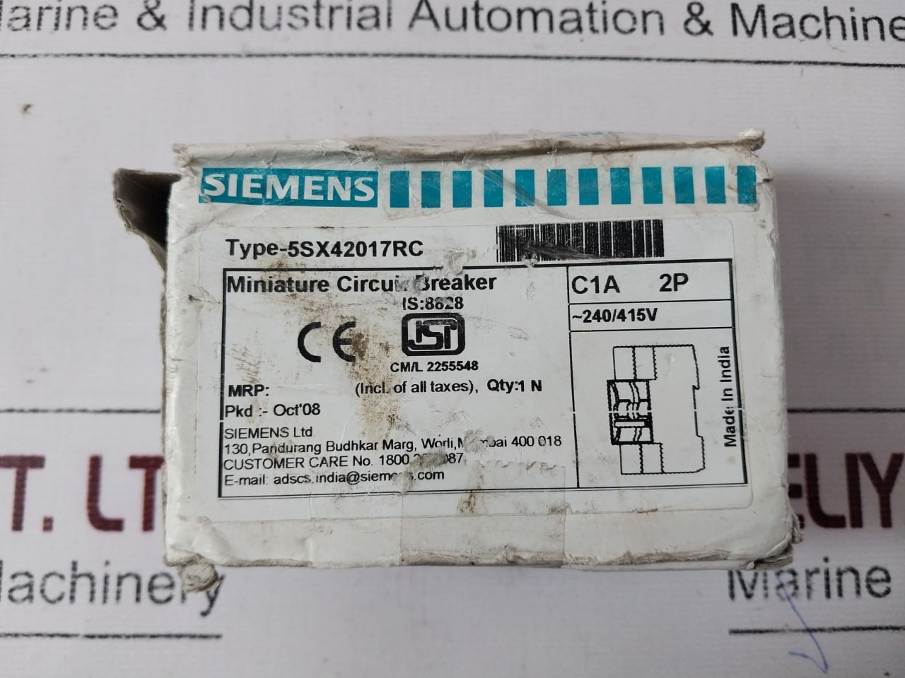 Siemens 5Sx42 C 1 Miniature Circuit Breaker