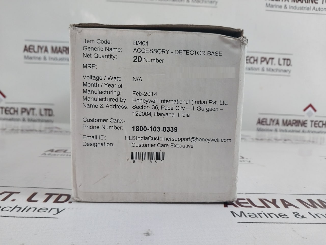 Lot Of 9X Honeywell B401 Accessory-detector Base