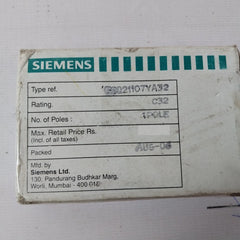 Siemens 5Sq21 50 Hz