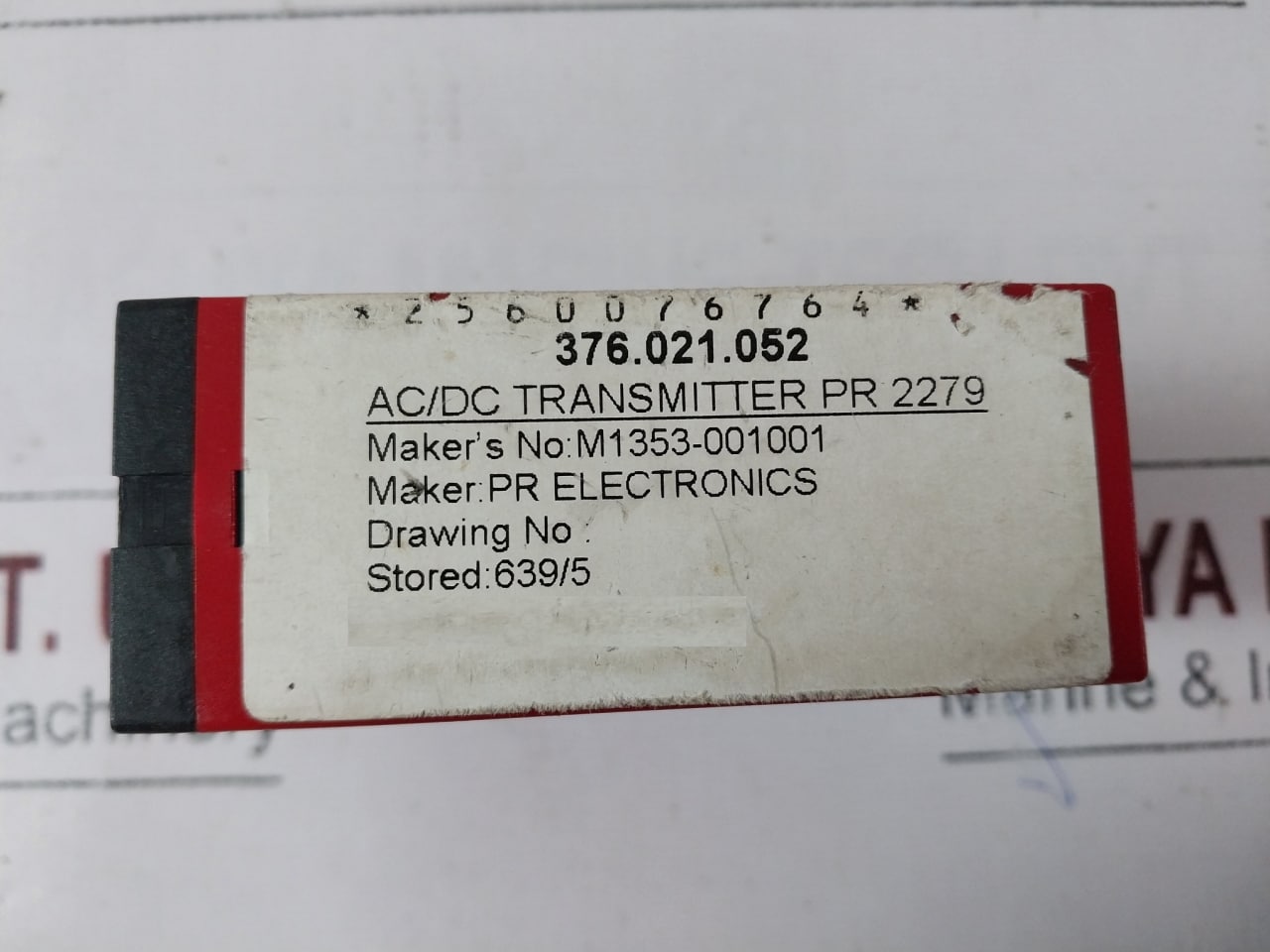 Pr Electronics 2279 Ac/Dc Transmitter 2279N2D 