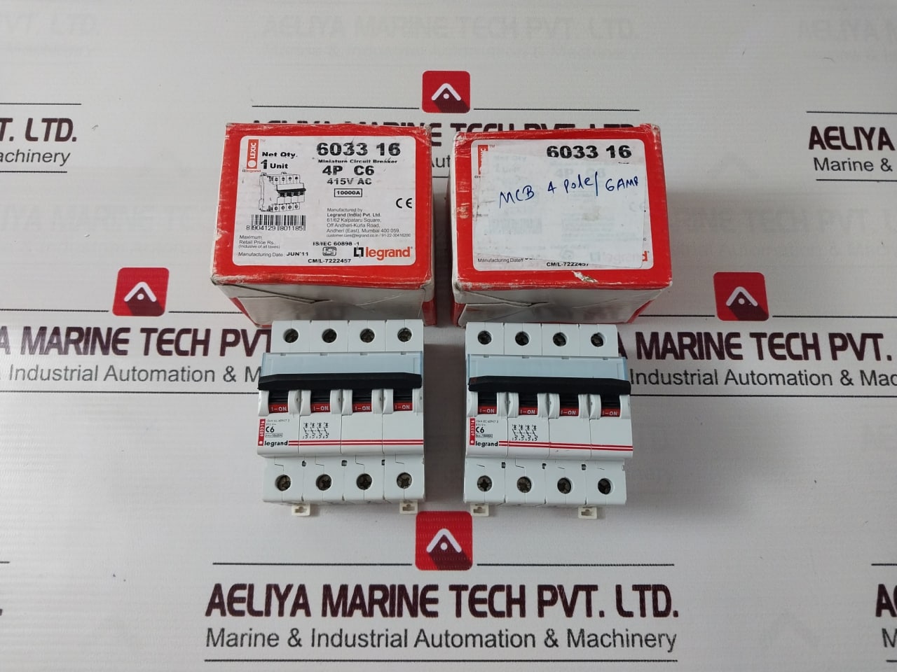 Legrand C25 032 70 Miniature Circuit Breaker 415V Ac 2-pole
