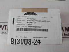Hobart 00-294854-reed Mtg Board 627608