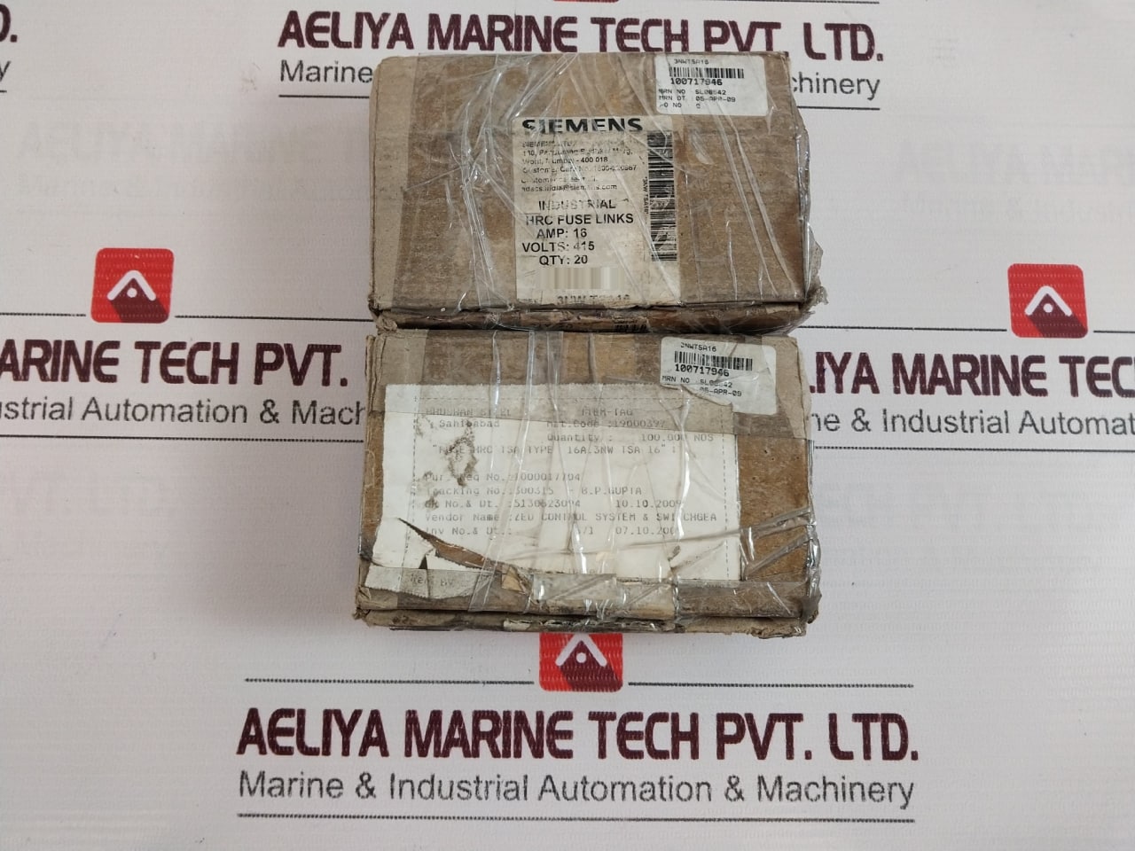 Lot Of 5X Siemens 3Nw Tsa16 Hrc Fuse Links 16 Amp 415 Volts