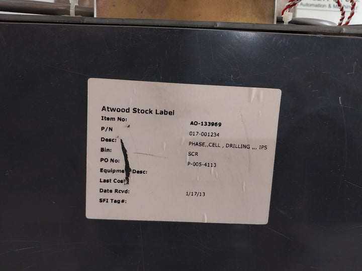 National Oilwell Varco 10505457-001 Phase Cell Power System