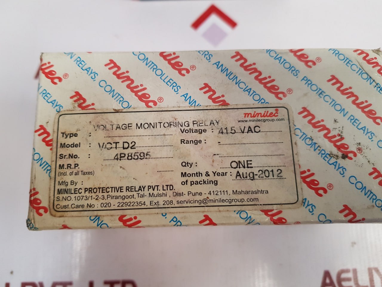 Minilec Vct D2 Voltage Monitoring Relay
