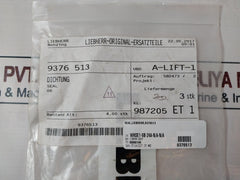 Lot Of 2X Liebherr 9376 513 Dichtung Seal