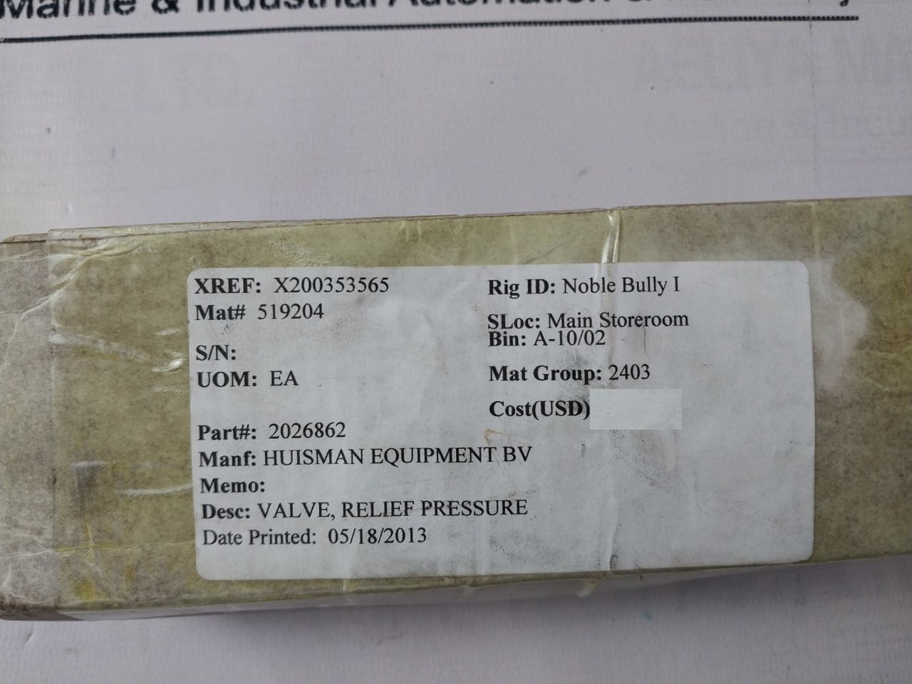 Sun Hydraulics Rvia-lnn