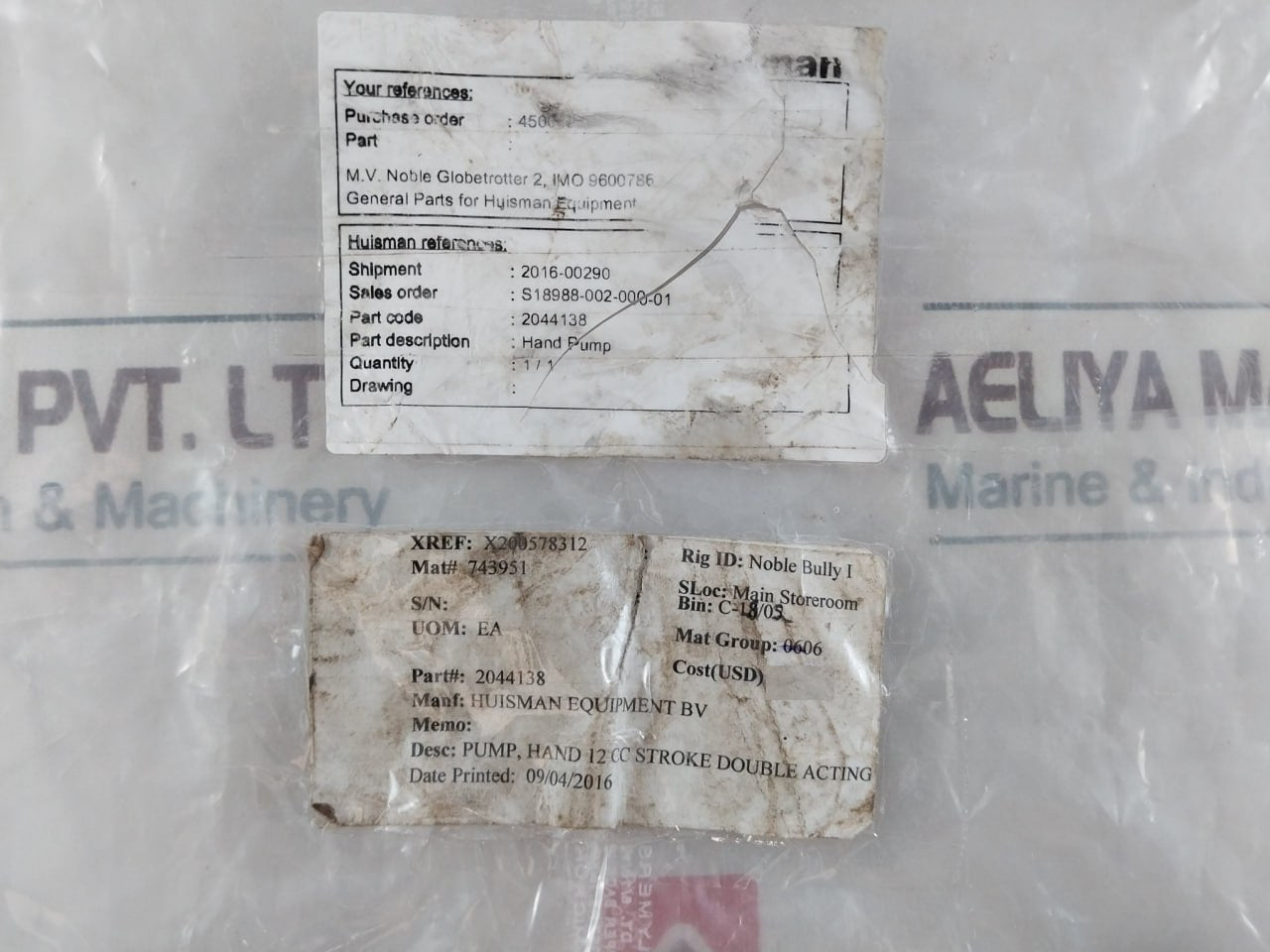 Rijkers Hydraulics Pmi.12.Prv