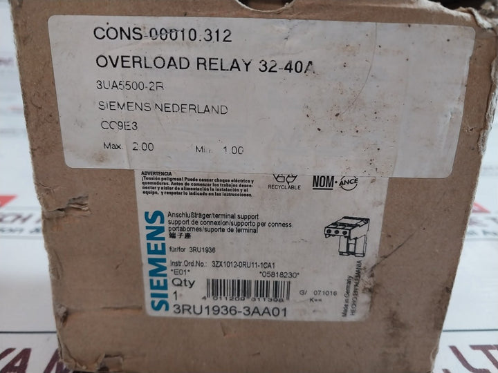 Siemens 3Ru1136-4Fb0 600V