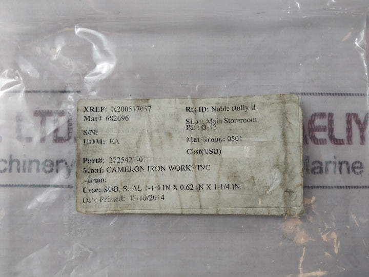 Cameron 2725422-01 Square Flange