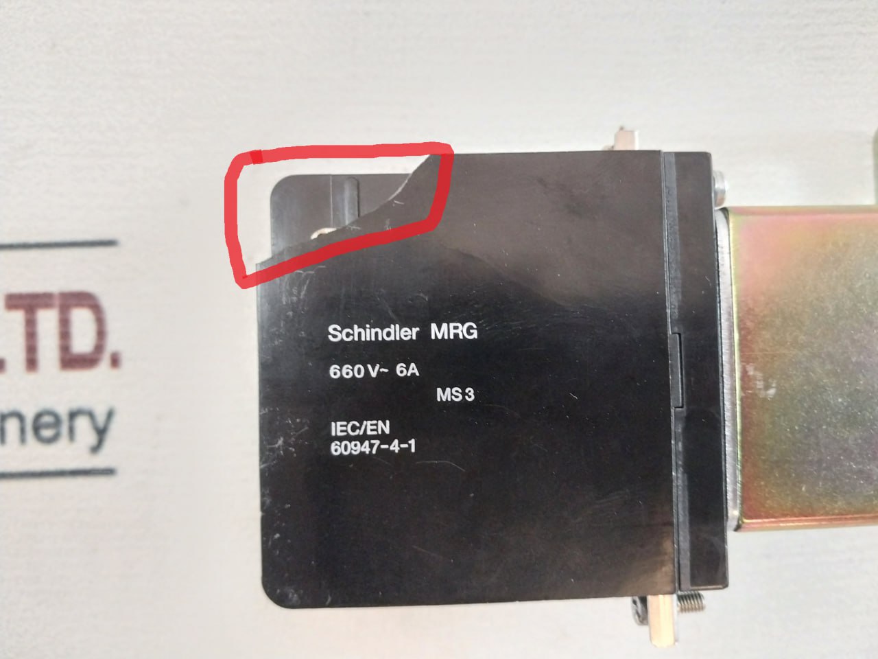 Schindler MRG 62E Relay Contactor 660V~ 6A