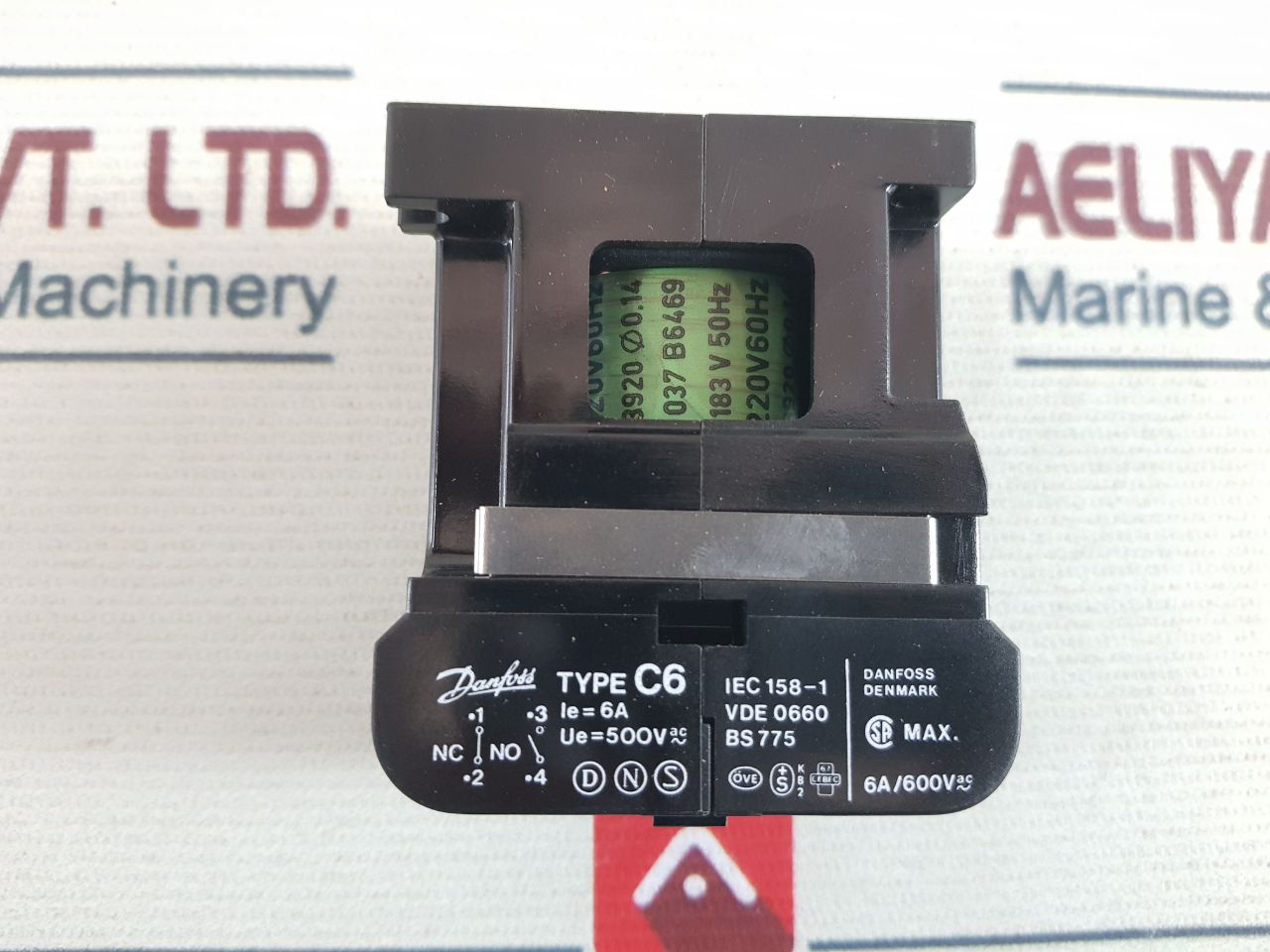 Danfoss C6 4 Pole Control Relay 037B0152
