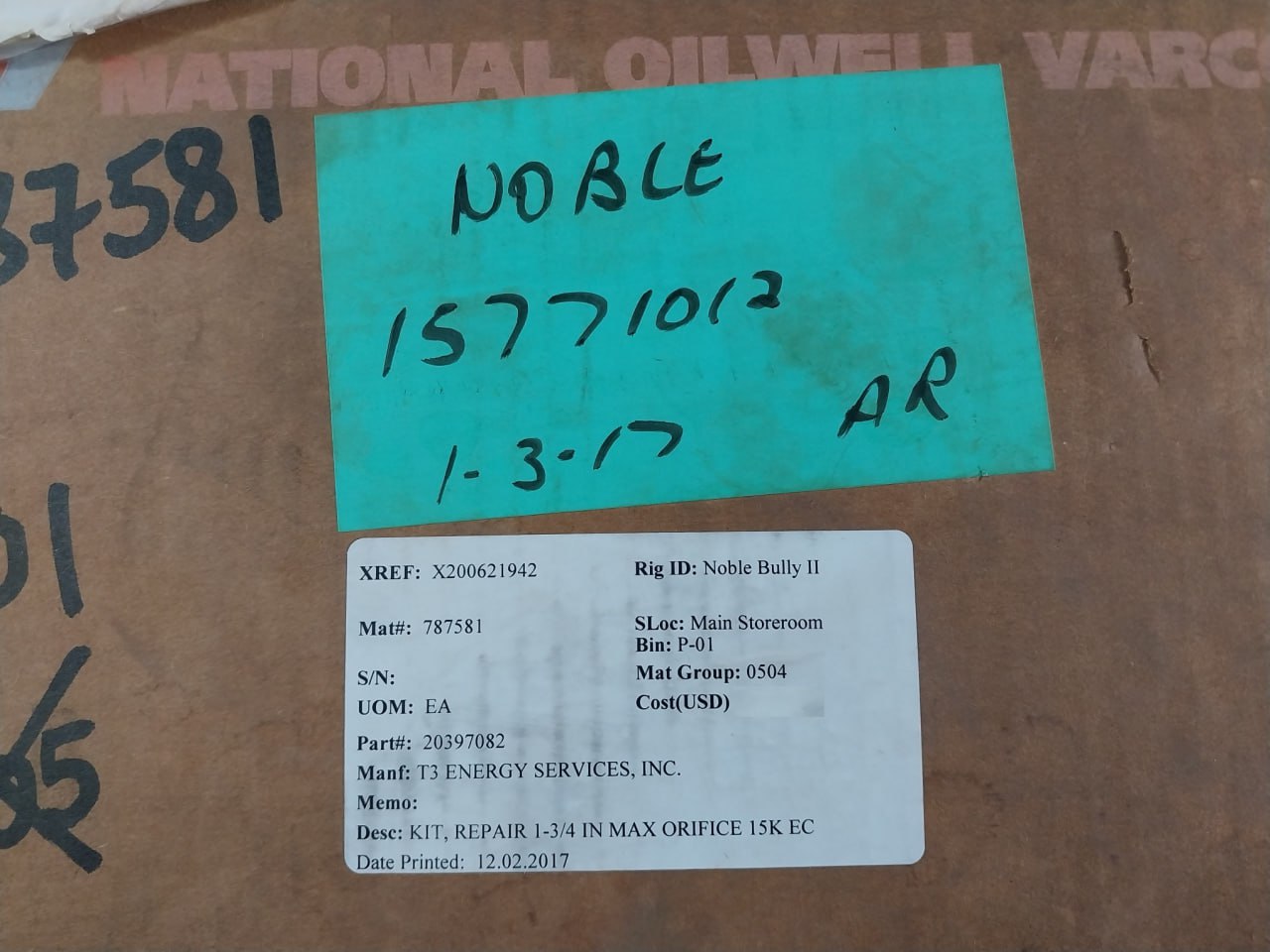 Nov 20397082 Valve Repair Kit