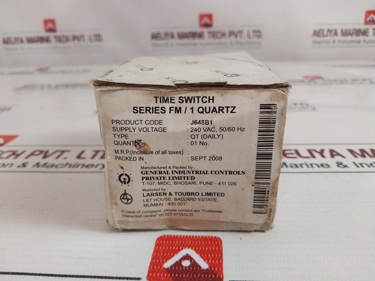 Gic Fm/1 Quartz Analog Time Switch 240 Vac, 50/60 Hz